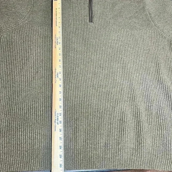 L.L. Bean 100% Merino Lambs Wool Quarter Zip Sweater Mens Size XXL-TALL - Picture 14 of 14